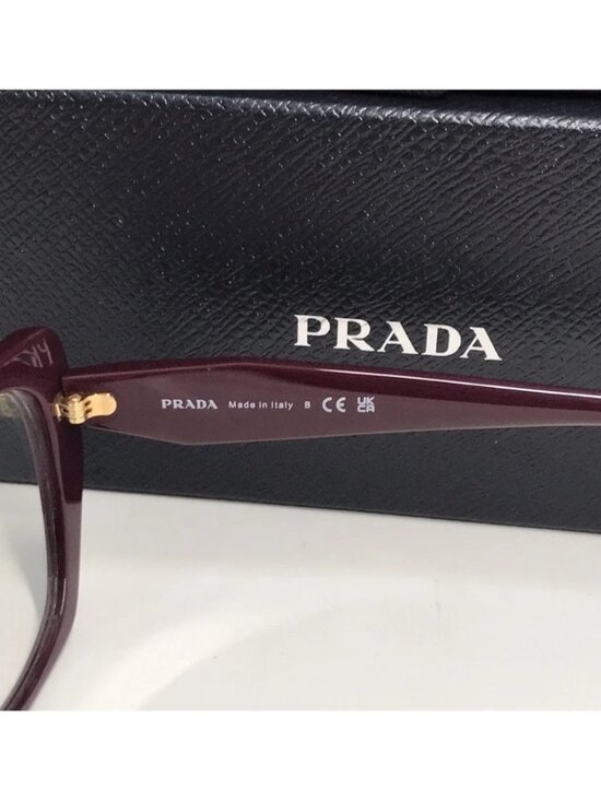 New Authentic ? Prada PR 18WV VIY1O1 Eyeglasses – Garnet main image 6